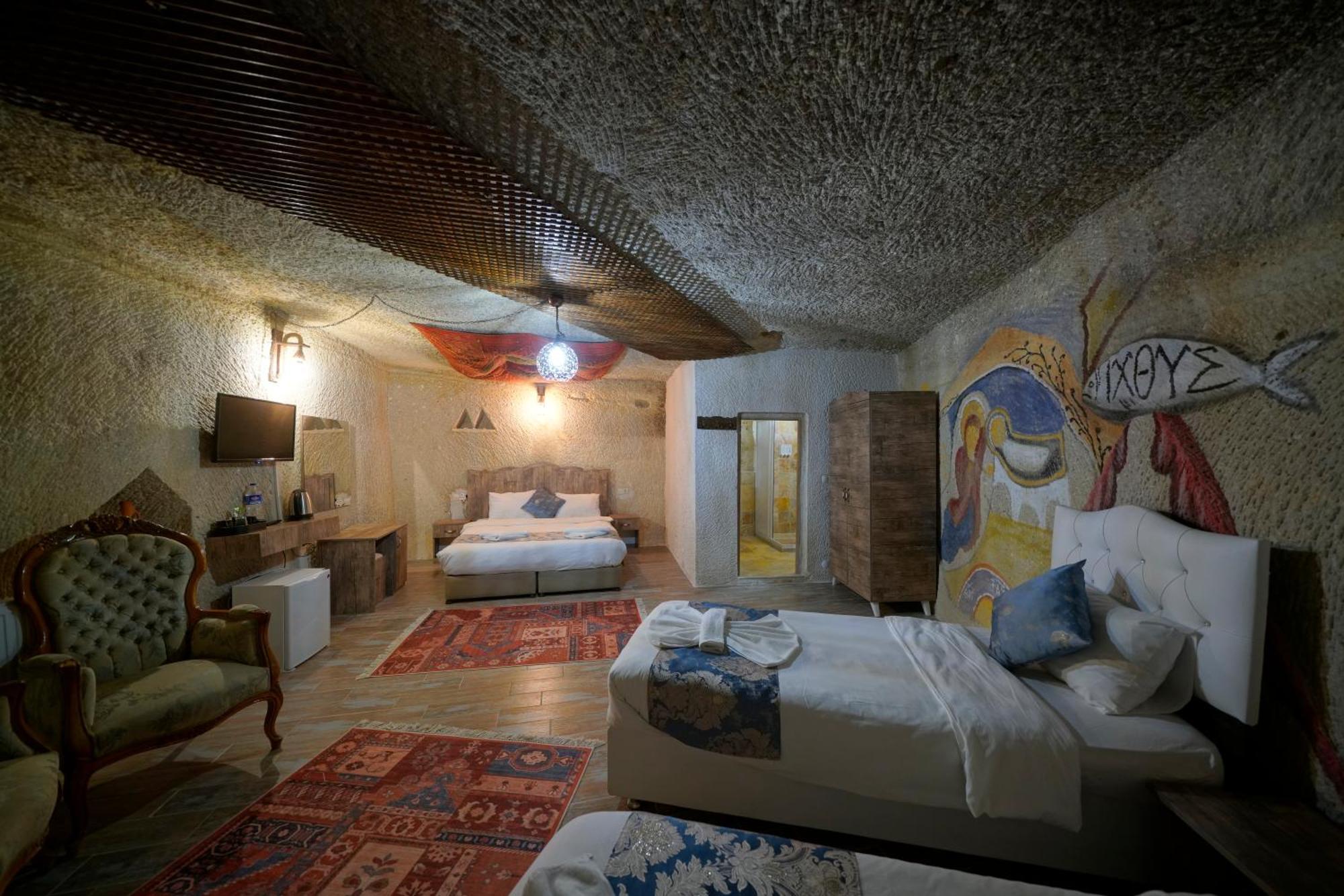Adelya Cave Hotel เกอเรเม ภายนอก รูปภาพ